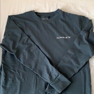 Alphalete Men’s Longsleeve Shirt - Navy
